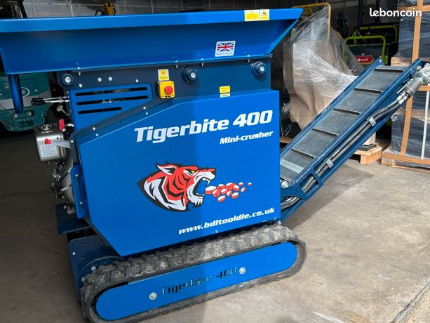 Tigerbite Mini concasseur à mâchoires Tiger 400