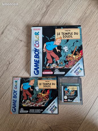 Tintin et le temple du soleil gameboy color
