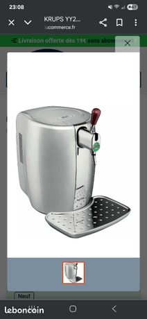 Tireuse a bierre krups