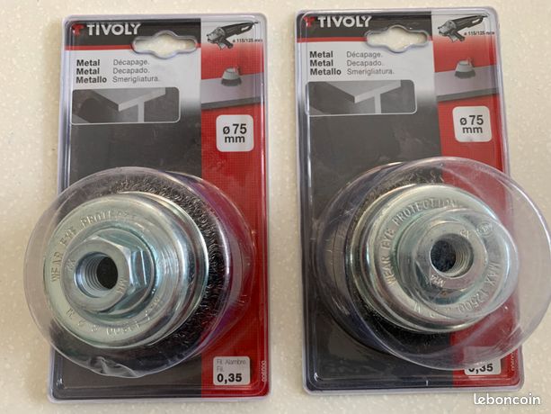 TIVOLY - Brosse coupe M14 75mm métal