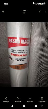 Toile fibre de verre enduit