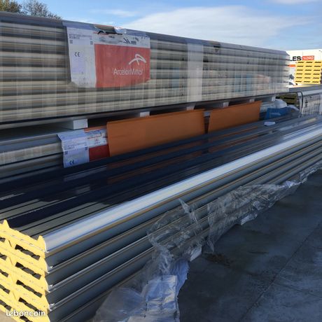 Tôle bac acier isolée 1er choix 30.00/M2TTC