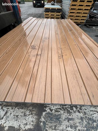 Tôle de bardage wood/imitation bois 15HT - 18TTC/M2