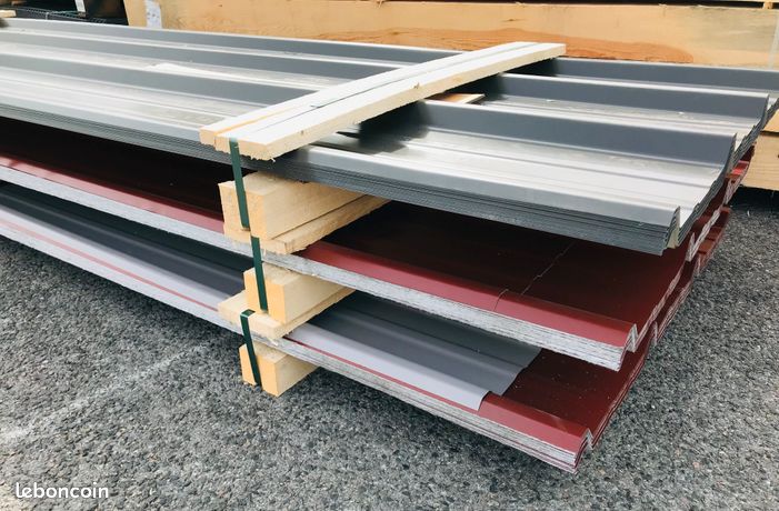 Toles de bardage et toiture 3m - 4m -5m- 6m