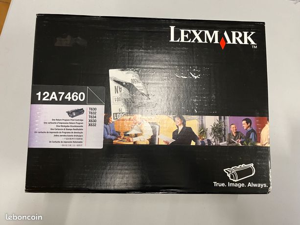 Toner Lexmark 12A7460 original NEUVE T630 T632 T634 X630 X632
