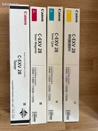 Toners Canon C-EXV 28 Kits complets et recharges disponibles