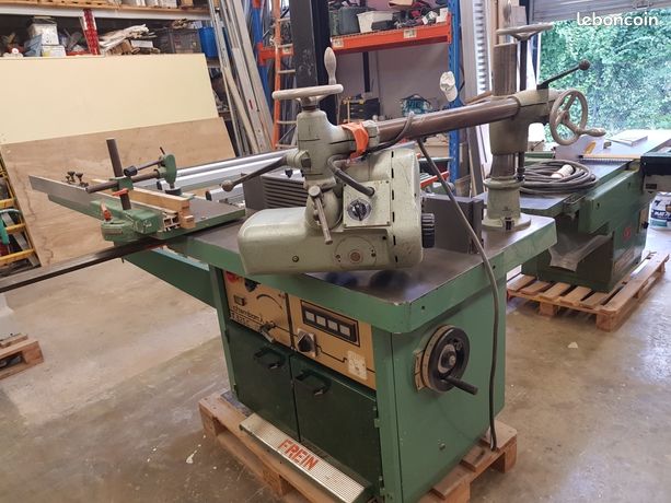 Toupie tenonneuse CHAMBON T325C avec entraineur et chariot