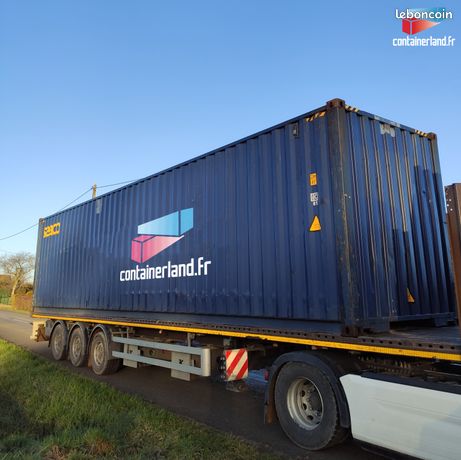 TOUR37 - Container / conteneur 20 pieds (6m) - Révisé et étanche - Occasion