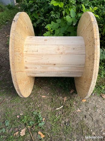 Touret en bois naturel