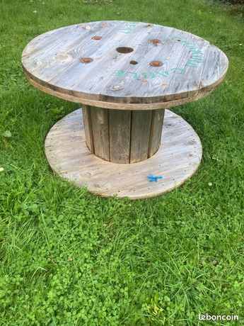 Touret table de jardin palette