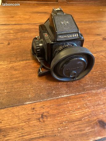 TOUTES PROPOSITION ACCEPTÉE Pièce ou Lot, PRO Mamiya 645J+Sekor C 80mm f/2.8 Argentique Pro+Posemétre mesure de luminosité+Trépied d’origine télescopique et sacoche de transport en Cuir d’origine