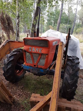 Tracteur SAME + gyrobroyeur forestier etc