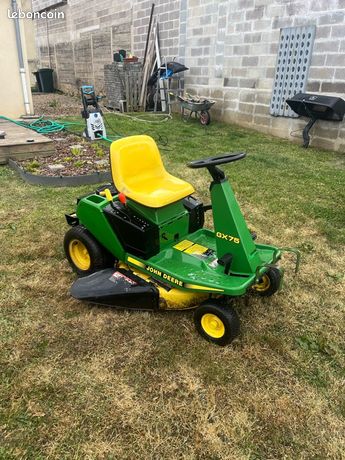 Tracteur tondeuse john deere GX75