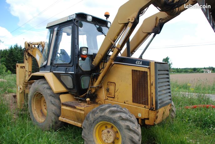 Tracto pelle caterpillar 428 B 4x4