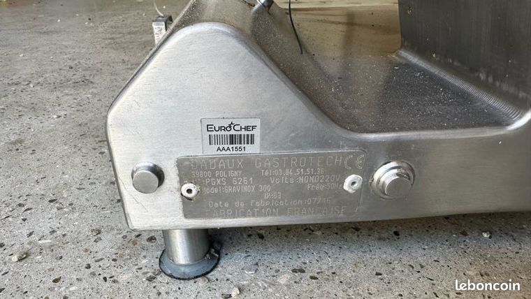 Trancheuse à jambon professionnelle