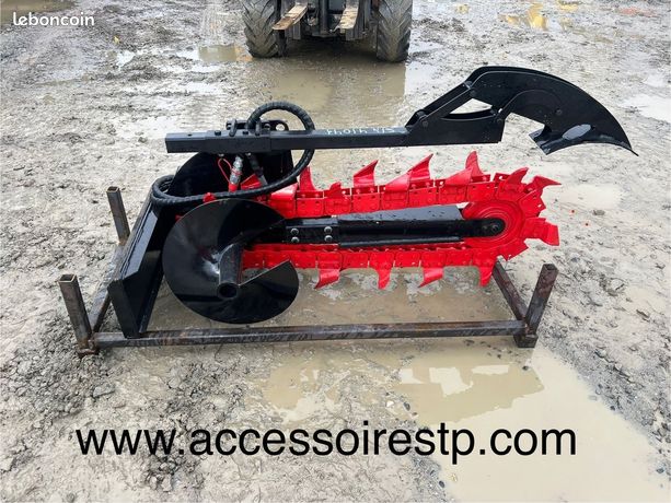 Trancheuse hydraulique pour engins
