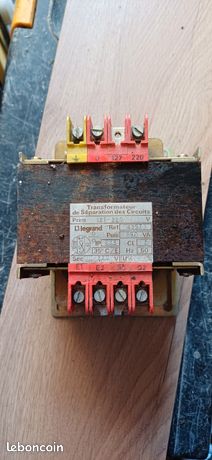 Transfo de séparation 230 V