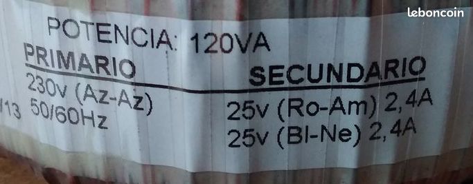 Transfo a 0,99e