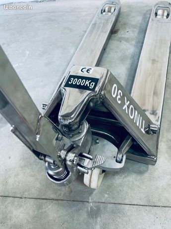 Transpalette inox inoxydable 3 tonnes NEUF livraison toute France