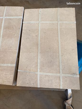 Travertin 3 formats beige clair