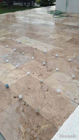 Travertin Commercial 2 Qualité Rustique Antidérapant