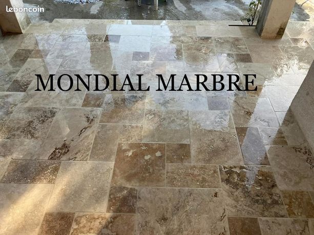 Travertin Commercial 2 Qualité Rustique Antidérapant