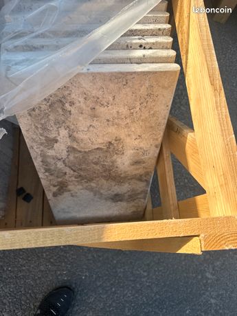 Travertin Silver Cendré QUALITÉ PREMIUM MONDIAL MARBRE