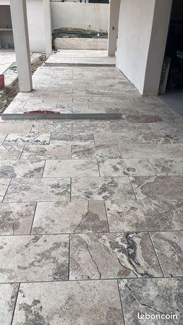 Travertin Silver Cendré QUALITÉ PREMIUM MONDIAL MARBRE