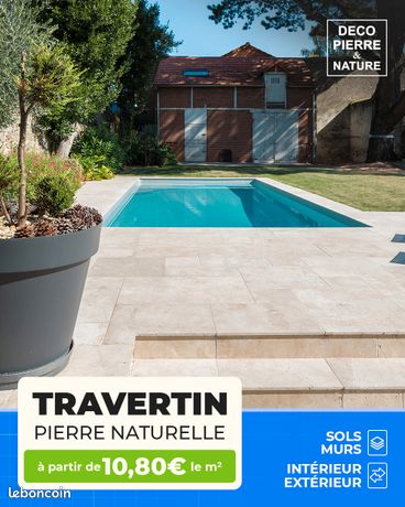 TRAVERTIN Sols & Murs | Interieur & Exterieur | 40x60cm |