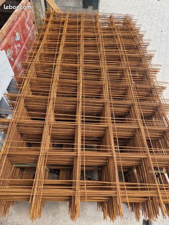 Treillis soude treillis carreleur fer a beton ch70 poteaux p5p7 semelle sl35