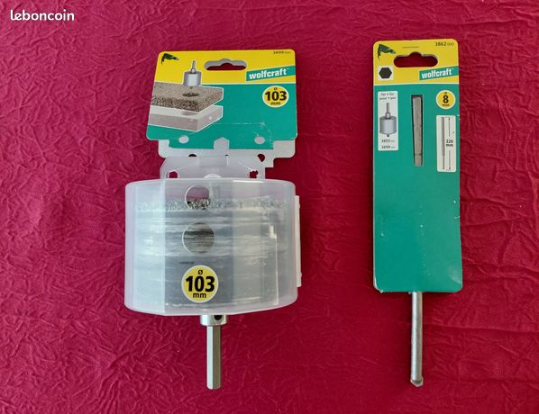 Trépan CT parpaing wolfcraft diam.103mm