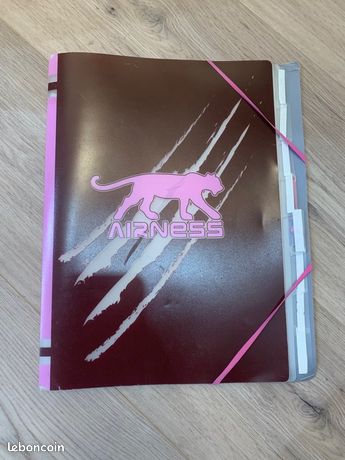 Trieur avec 8 onglets de séparation Airness mauve et rose - Bon état