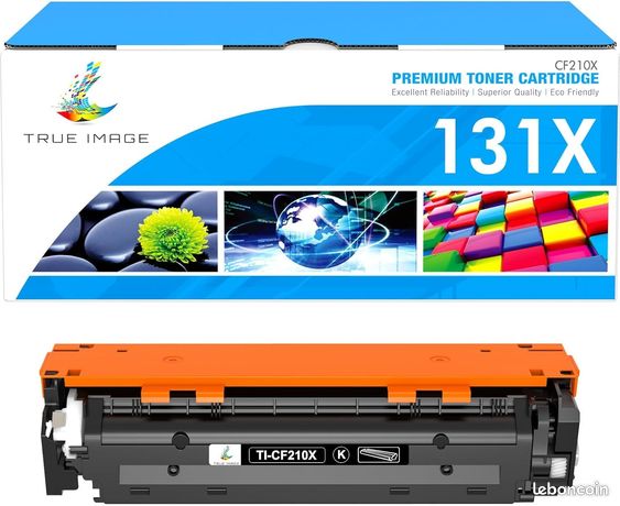 TRUE IMAGE Cartouche de Toner Compatible pour 131X CF210X 131A CF210A Laserjet Pro 200 Color MFP M276nw M276n M251n M251nw M276 M251 Noir, Pack de 1