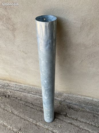 Tube acier galvanisé épais 2 mm . Diamètre ext 102 mm