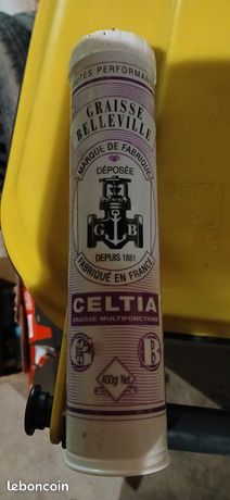 Tube neuf de graisse "Belleville" noire 400 gGraisse multi fonction