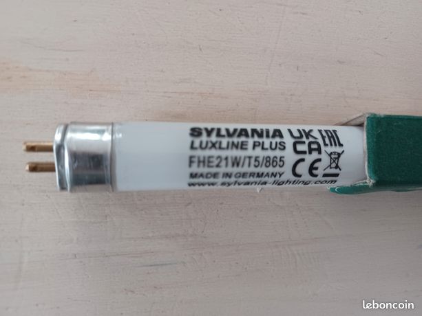 Tubes fluorescents Sylvania T5 FHE Luxline Plus 21W 865 | 85cm - Lumière du Jour