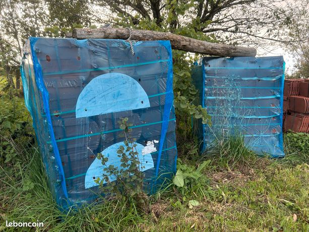 Tuiles arboise écaille rouge ancien neuves