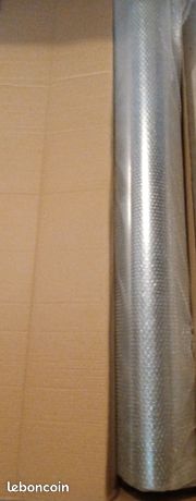Tuyau de descente acier galva 100mm 2 mètres