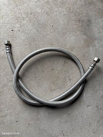 Tuyau de gaz inox flexible avec embouts