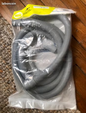 Tuyau flexible de sortie évacuation vidange lave-linge/lave-vaisselle 2.50 mts