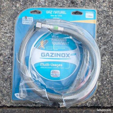 Tuyau Gazinox flexible Raccord Tournant gaz de ville butane/propane