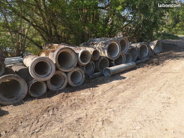 Tuyaux en béton armé pour re-emploi