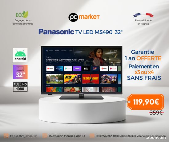 Tv Panasonic TV LED M5490 32"