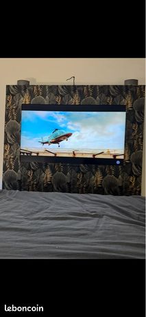 Tv Sony 130 cm . Meuble sur mesure. Système Bose companion 5