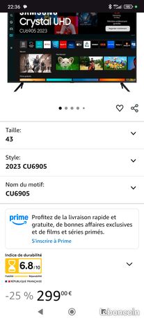 Tv samsung 43"