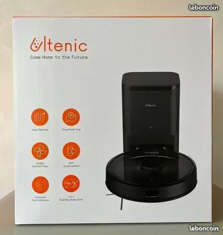 Ultenic T10 elite - Robot aspirateur laveur noir -- NEUF