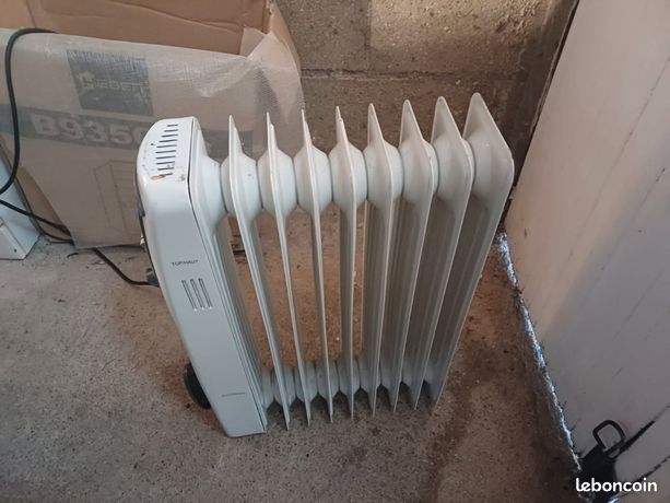 Un 2 radiateurs huile, électrique