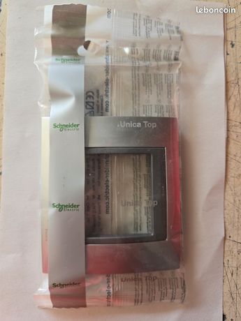 Unica plaque de finition 1P 2 Modules