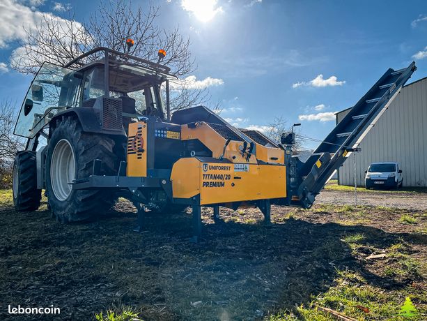 UNIFOREST TITAN 40/20 CD+E Combiné à bois de chauffage Scieur/Fendeur 20T