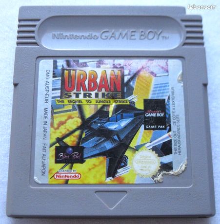 Urban STRIKE Jeu Game Boy Fat / color Pal Fah